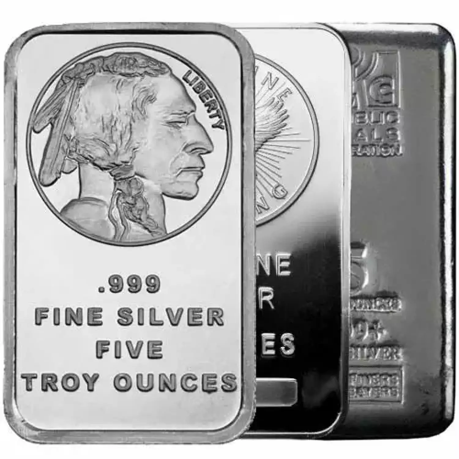 5 oz Silver Bar (Varied Condition, Any Mint) (1)