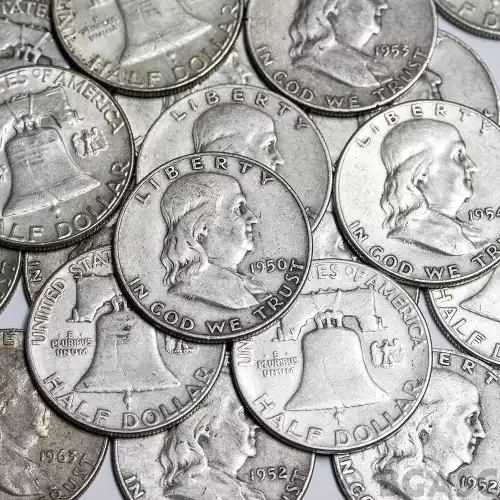 90% Silver Half Dollars Pre-1965 $1 Face Value
