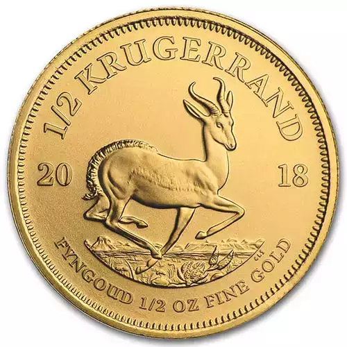 Any Year 1/2oz South African Gold Krugerrand (4)