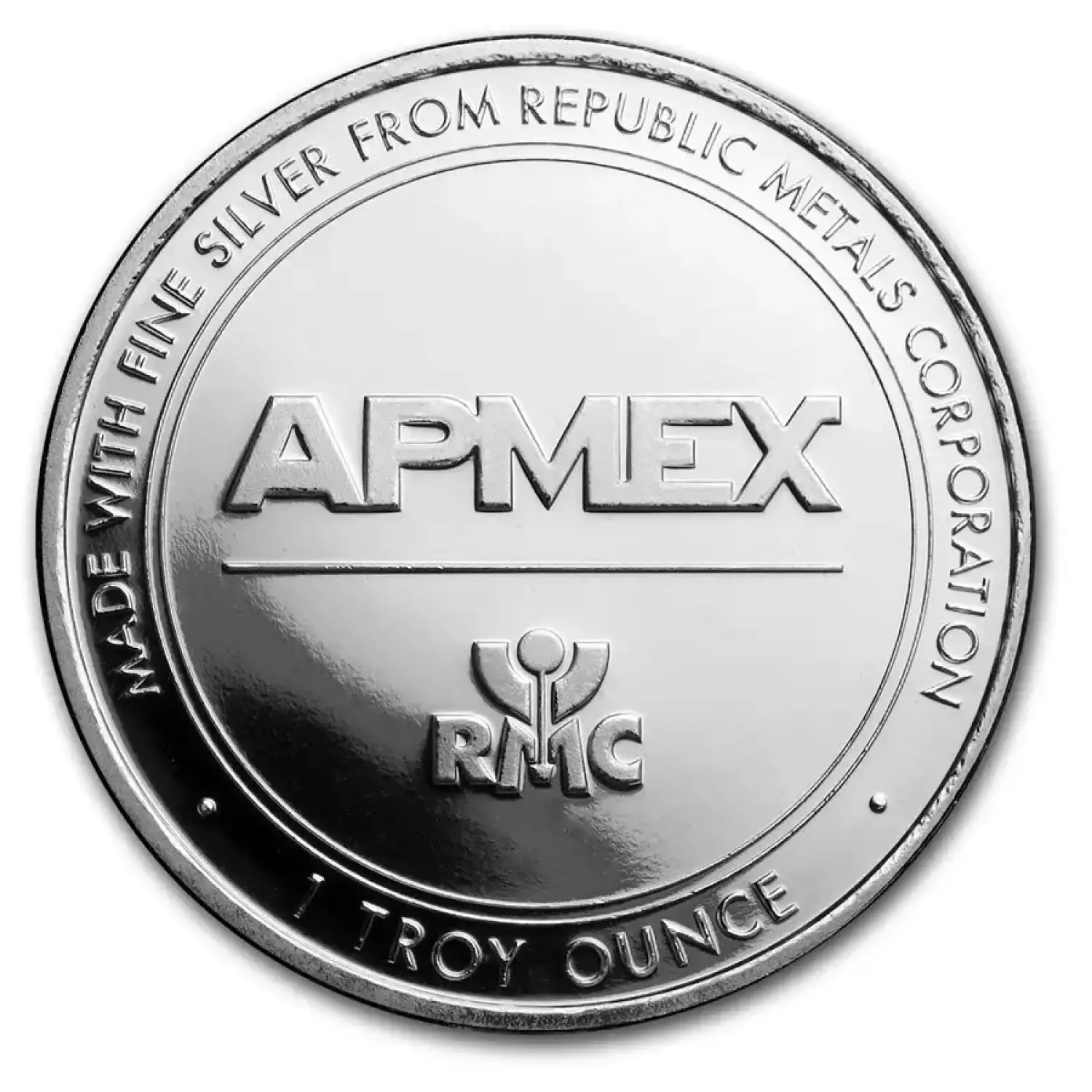 Any Year 1 oz Silver Round - APMEX/RMC (.9999 Fine, Co-Branded) (2)