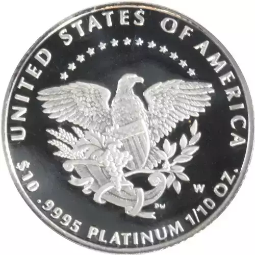 Any Year 1/10 oz Proof American Platinum Eagle Coin w/ Box & COA (2)