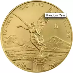 Any Year 1/2 oz Mexican Gold Libertad Coin