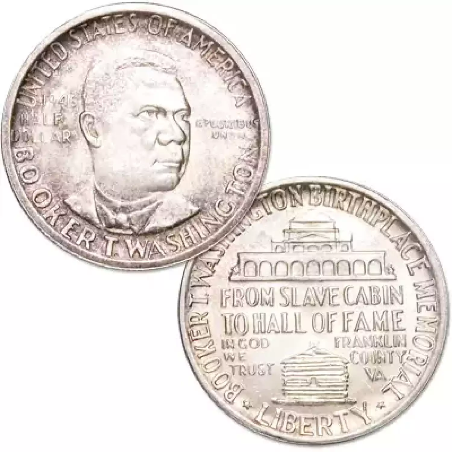 Any Year Booker T. Washington Memorial Silver Half Dollar (1)