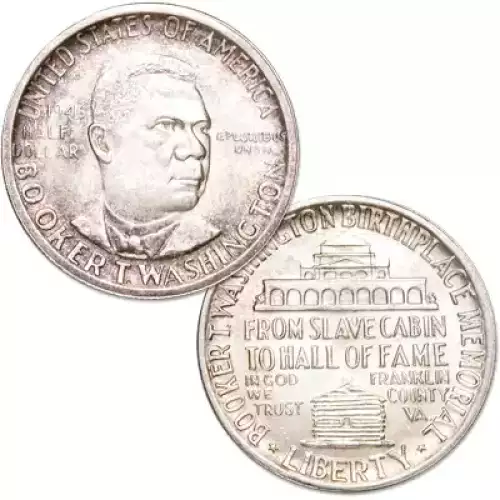 Any Year Booker T. Washington Memorial Silver Half Dollar (1)
