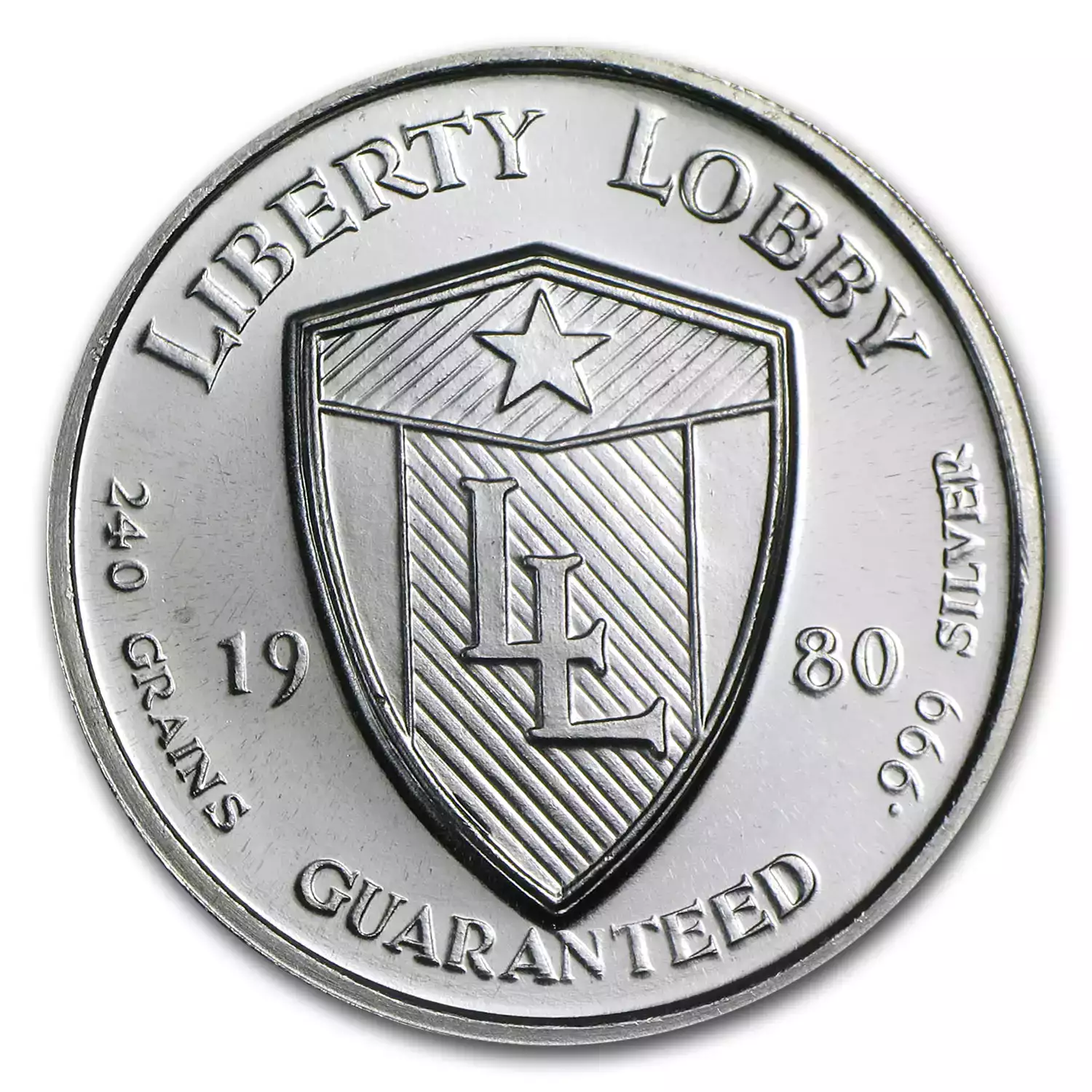 Any Year Liberty Lobby 1985 1/2 oz .999 Andrew Jackson Silver Round (2)