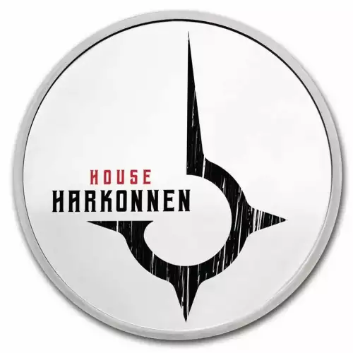 DUNE® House Harkonnen 1 oz Silver (Colorized w/TEP) (3)