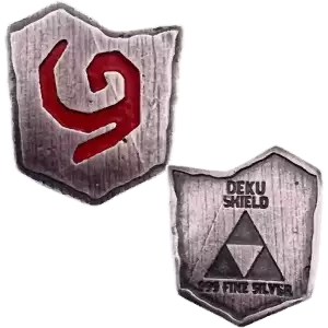 Legend of Zelda Shield Series - 2.5oz Deku Shield w/ Custom Capsule