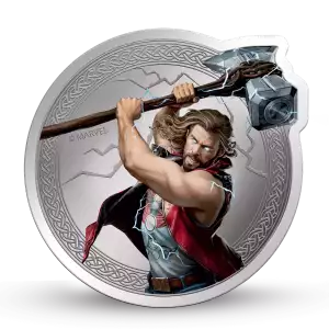 MMTC-PAMP MARVEL THOR SILVER COIN 1 OZ