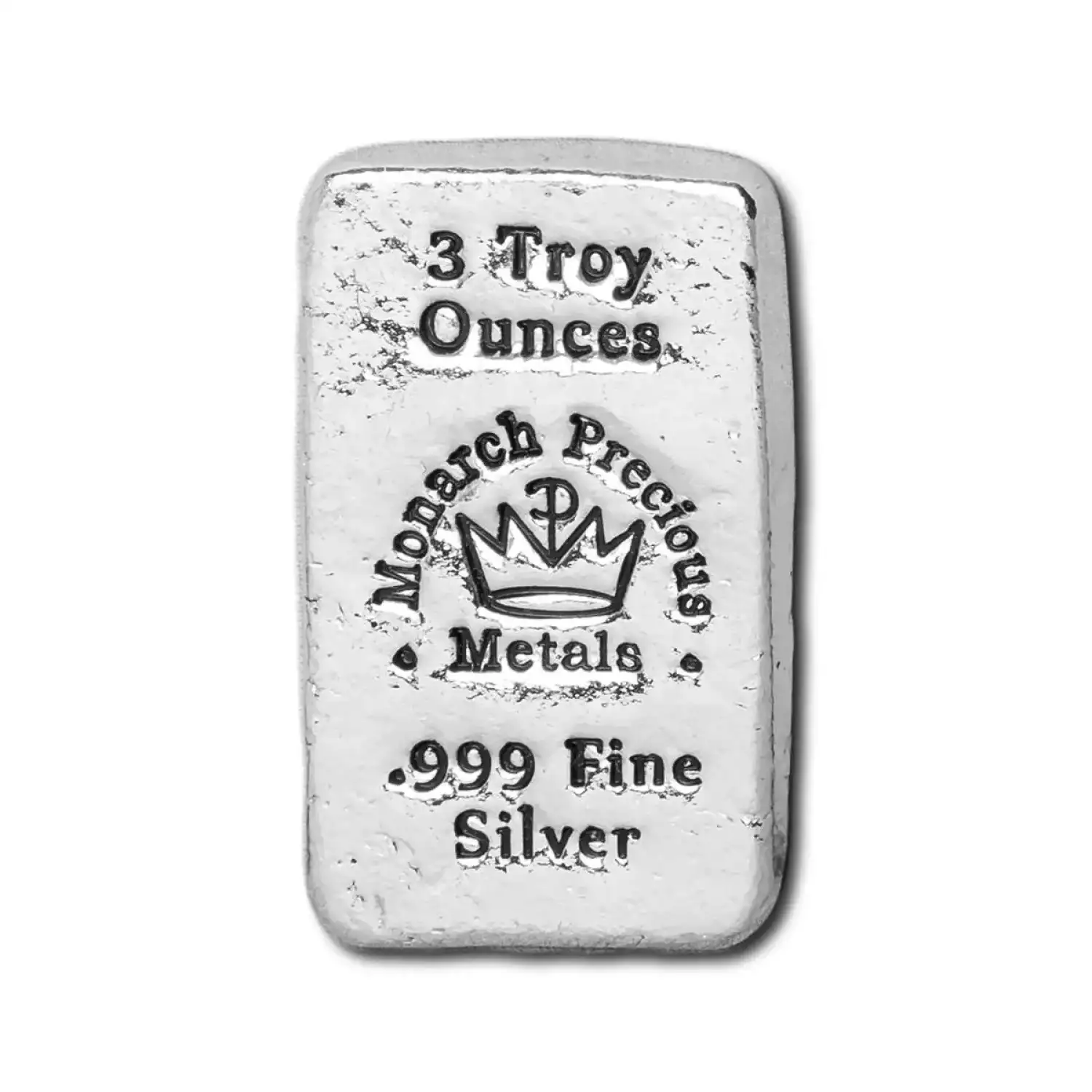 Monarch Precious Metals 3oz Poured Bar
