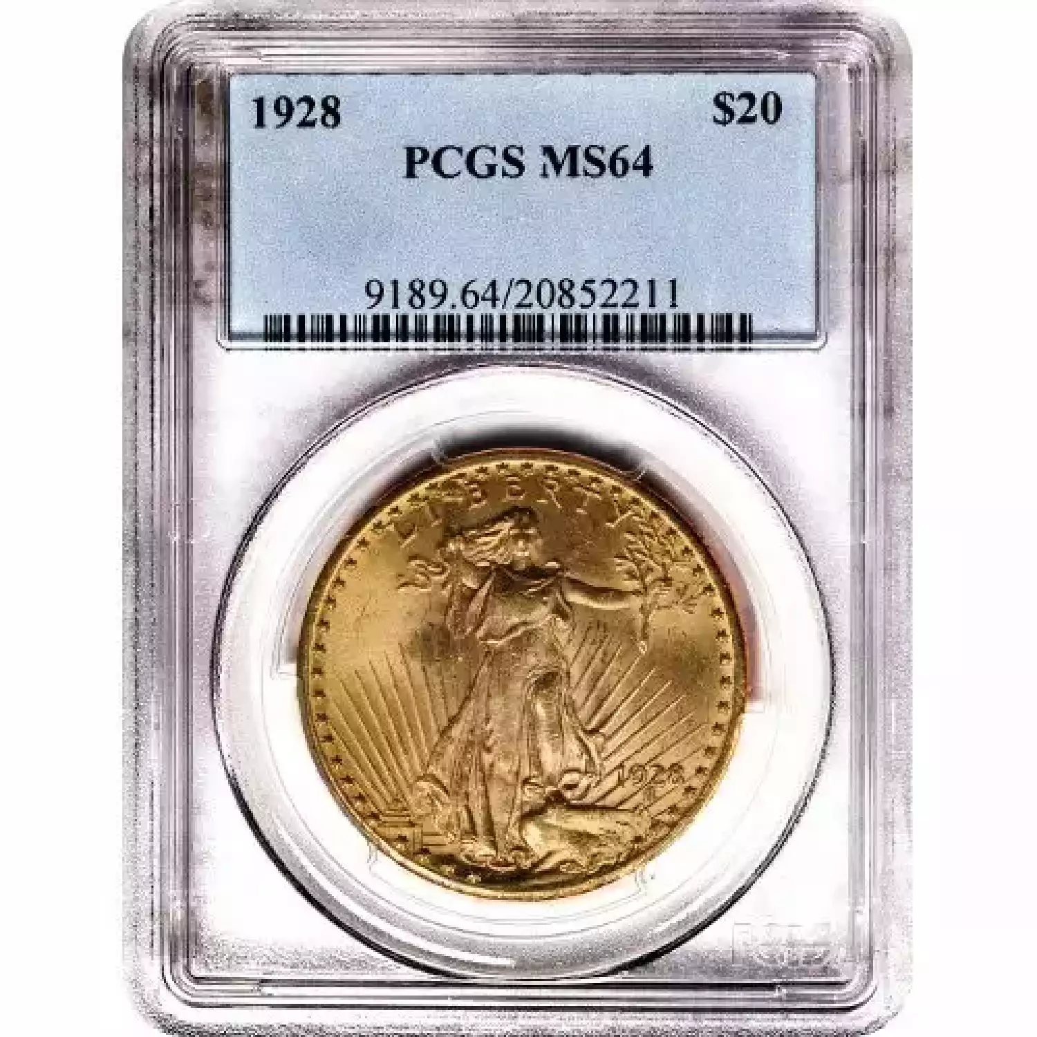 MS64 Pre-33 $20 Saint Gaudens Gold Double Eagle NO MOTTO Coin (PCGS or NGC)