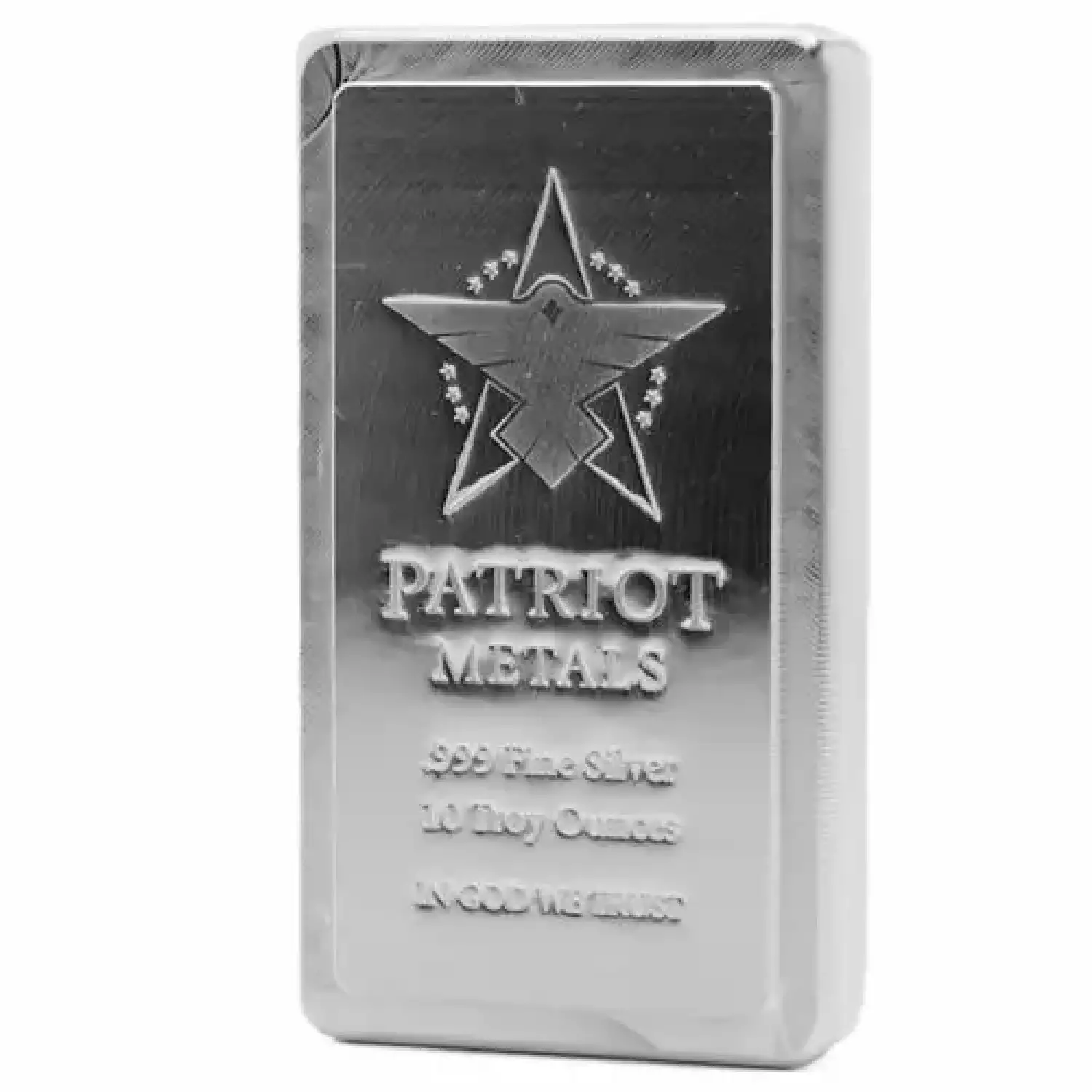 Patriot Metals Stacker 10oz Silver Bar
