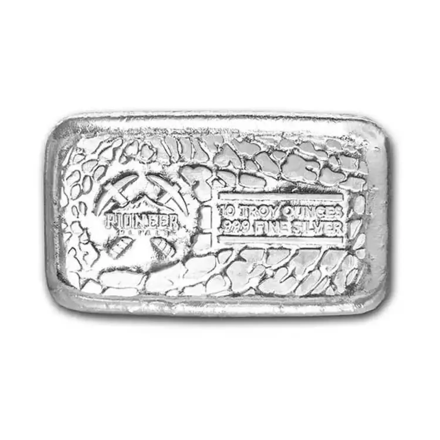 Pioneer Metals 10 oz Cast Silver Bar (2)