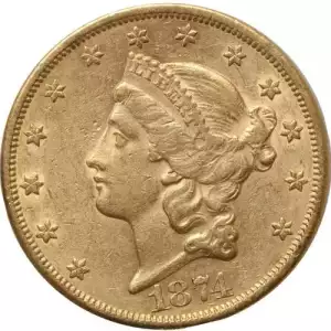Pre-33 $20 Liberty Gold Double Eagle Coin (XF)