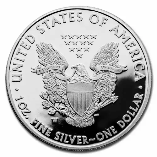 Random Year 1 oz Proof American Silver Eagle (w/Box & COA) (2)