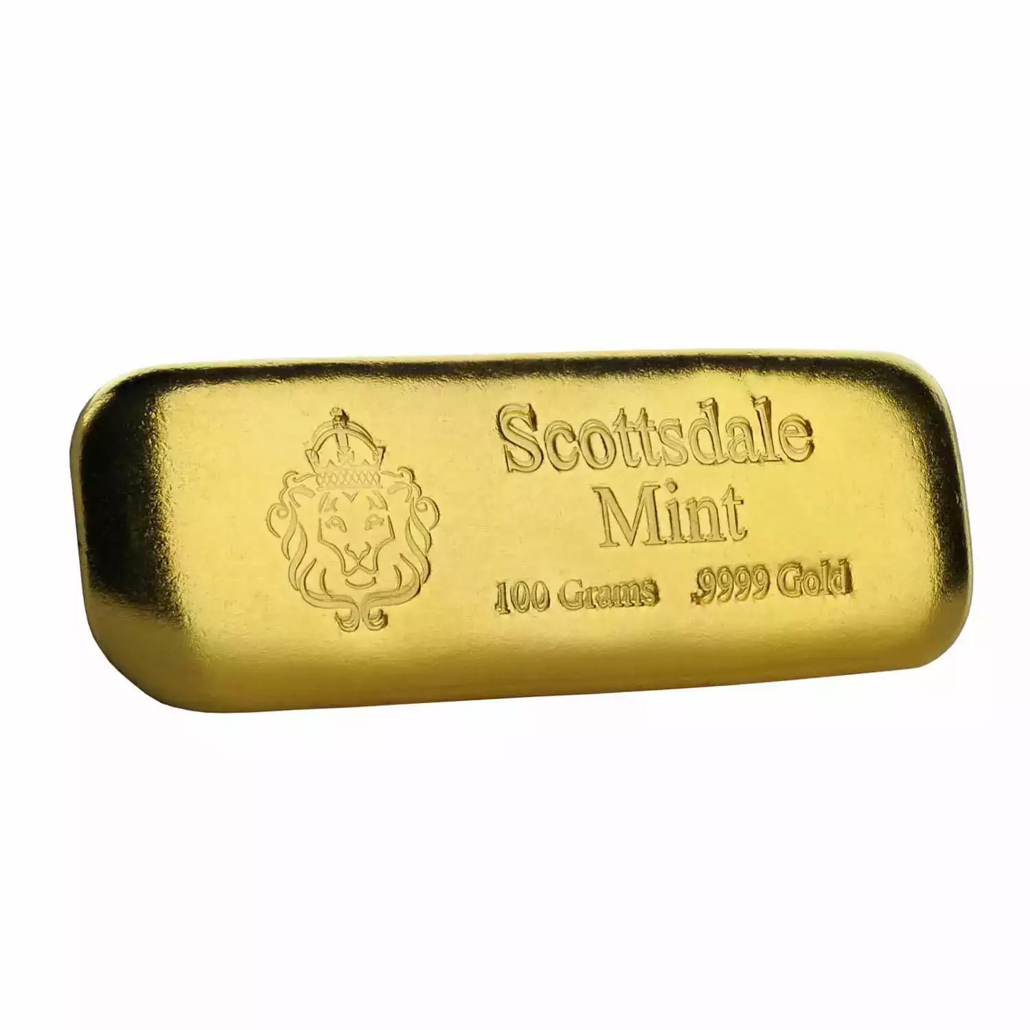 Scottsdale Mint 100g Gold Lion Bar (1)