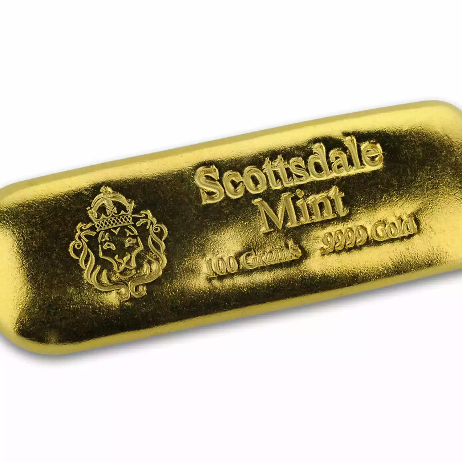 Scottsdale Mint 100g Gold Lion Bar (4)