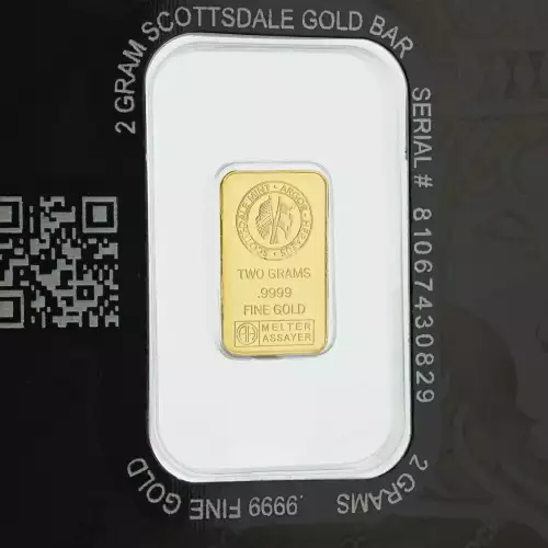 Scottsdale Mint 2 Gram Gold Lion Bar (4)