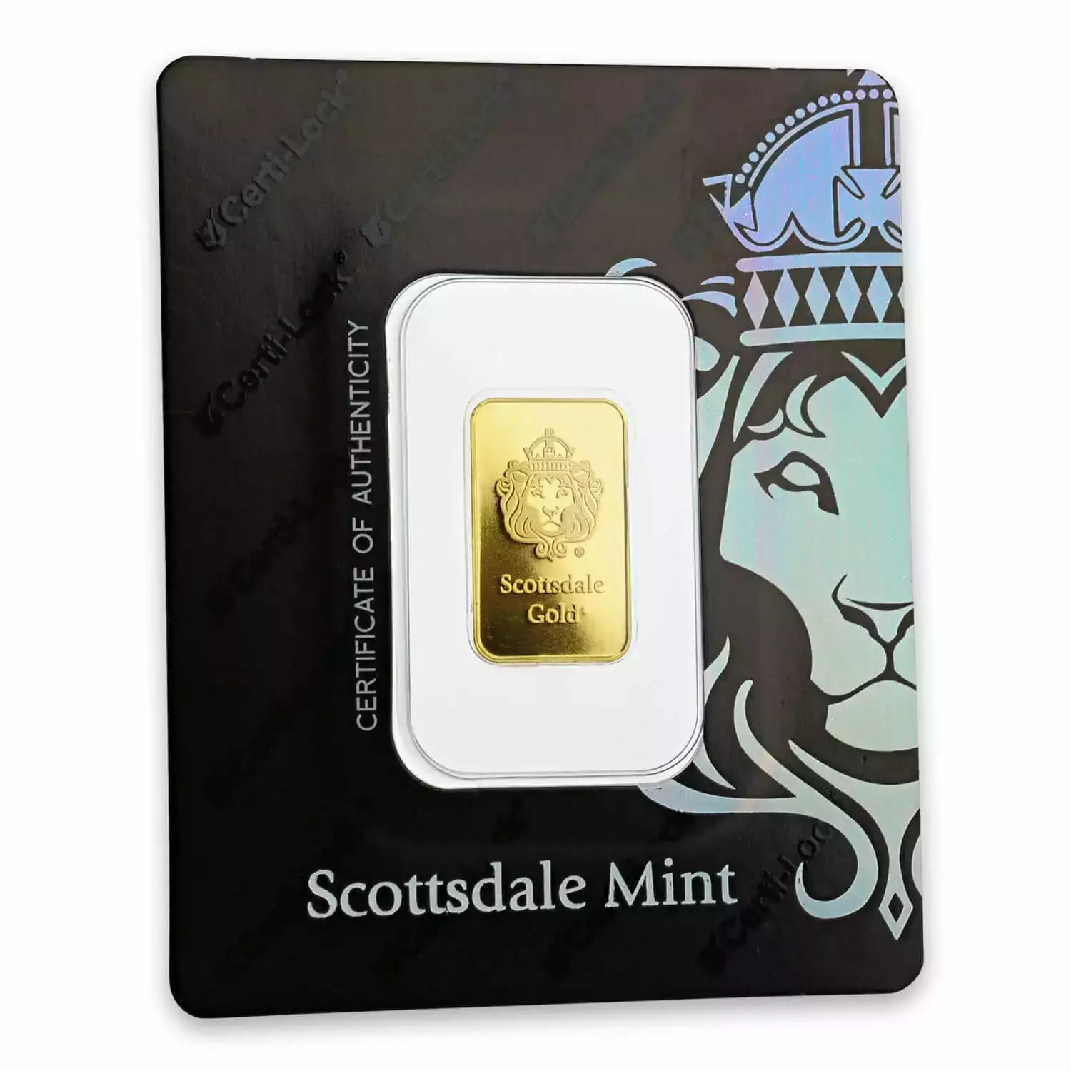 Scottsdale Mint 5 g Lion Gold Bar (3)