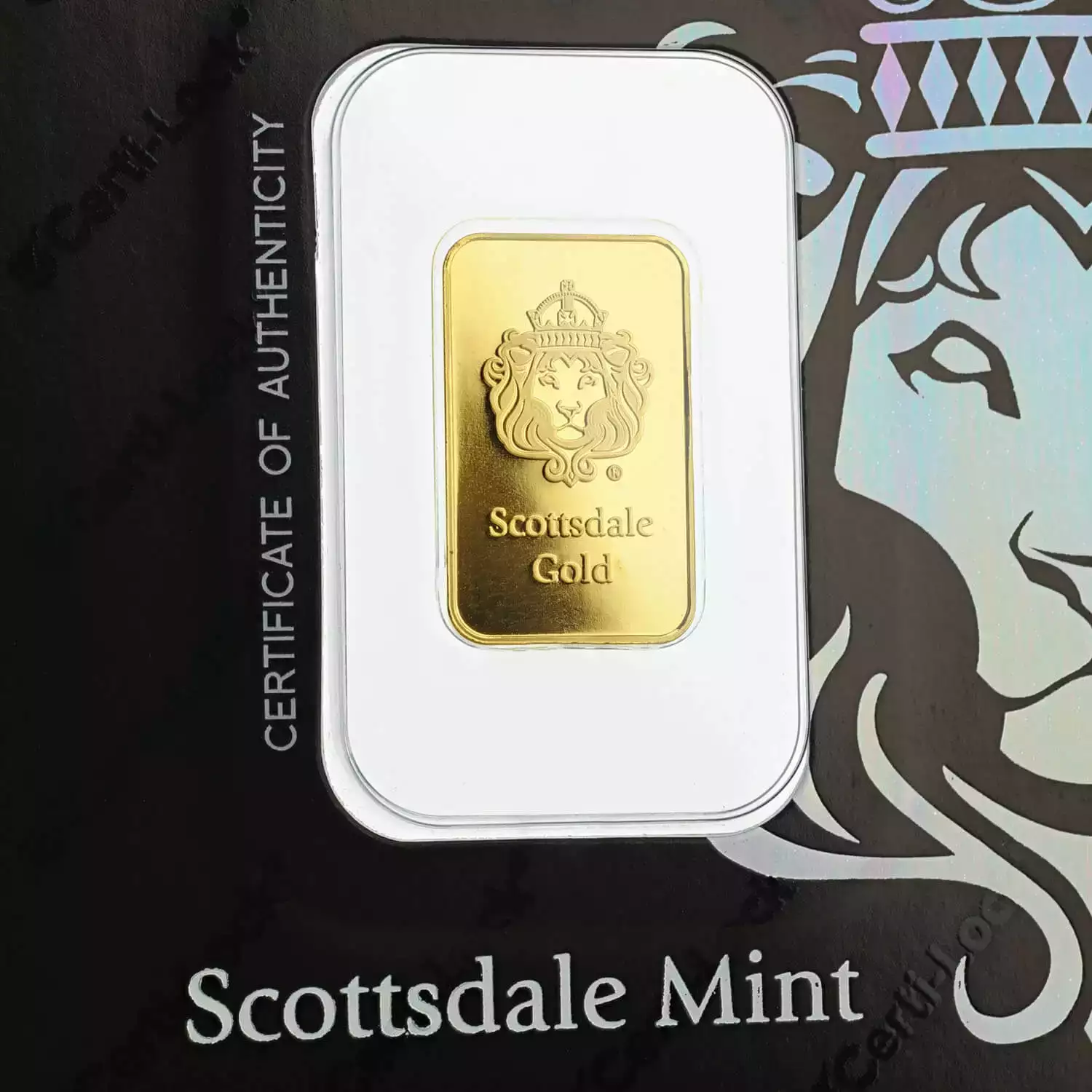 Scottsdale Mint 5 g Lion Gold Bar (4)