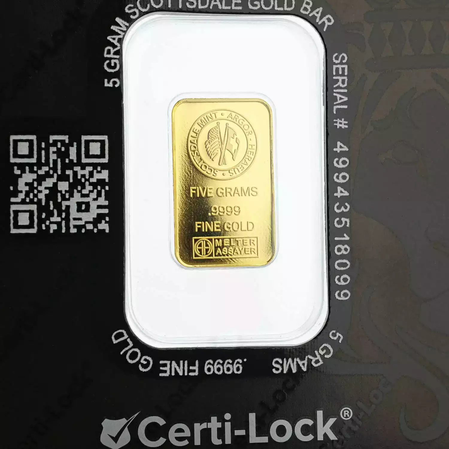 Scottsdale Mint 5 g Lion Gold Bar (5)