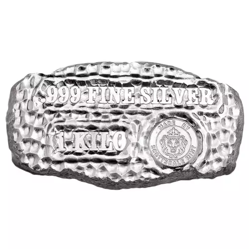 Scottsdale Mint Tombstone Nugget 1 kg Silver Bar