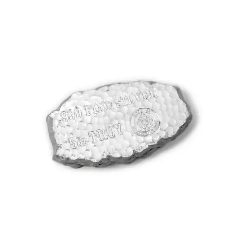 Scottsdale Mint Tombstone Nugget 5 oz Silver Bar (4)