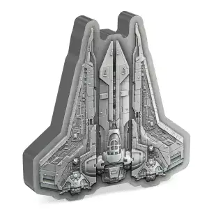 Star Wars – The Mandalorian: Bo Katan's Gauntlet Starfighter™ 1oz Silver Shaped Coin (3,000 Mintage) [DUPLICATE for #501293]