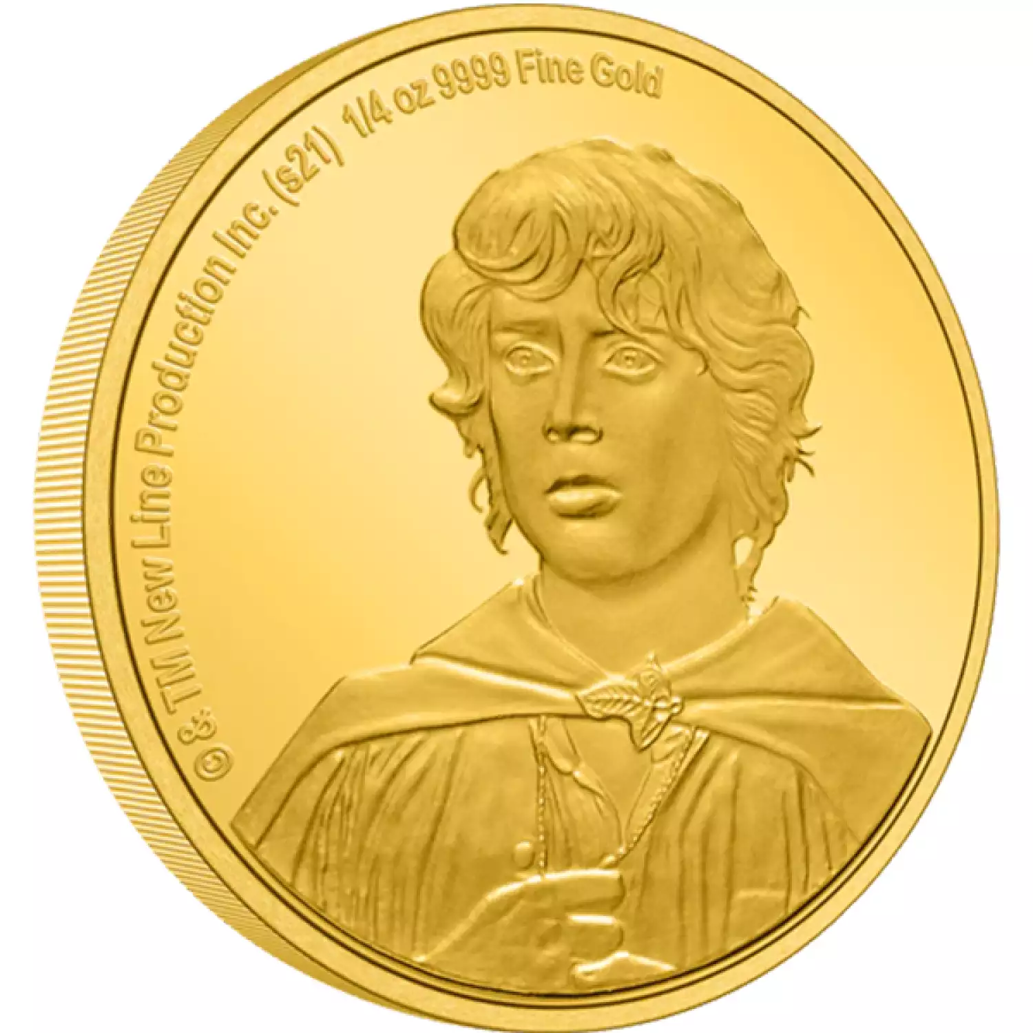 THE LORD OF THE RINGS - 2021 1/4oz Frodo Baggins Gold Coin (3)